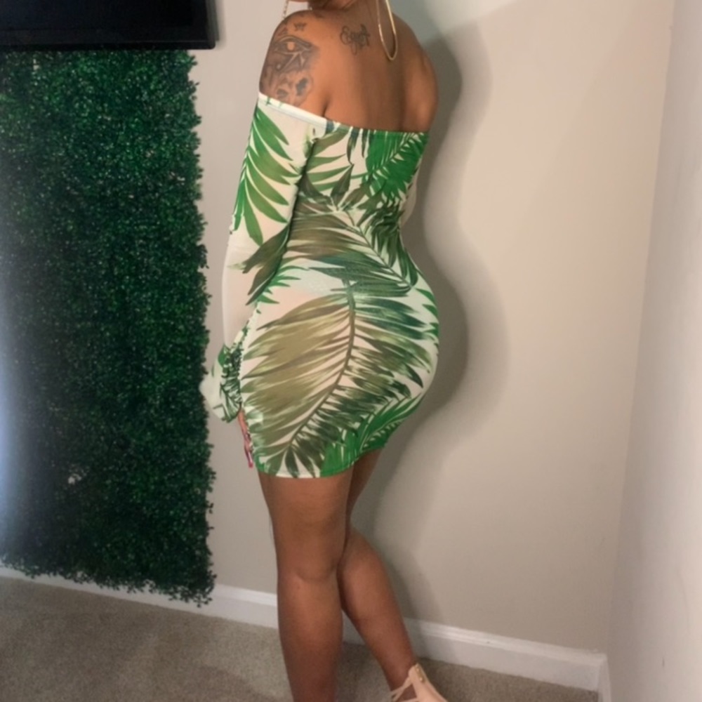 Urban and current trendy fashion Mesh dress!